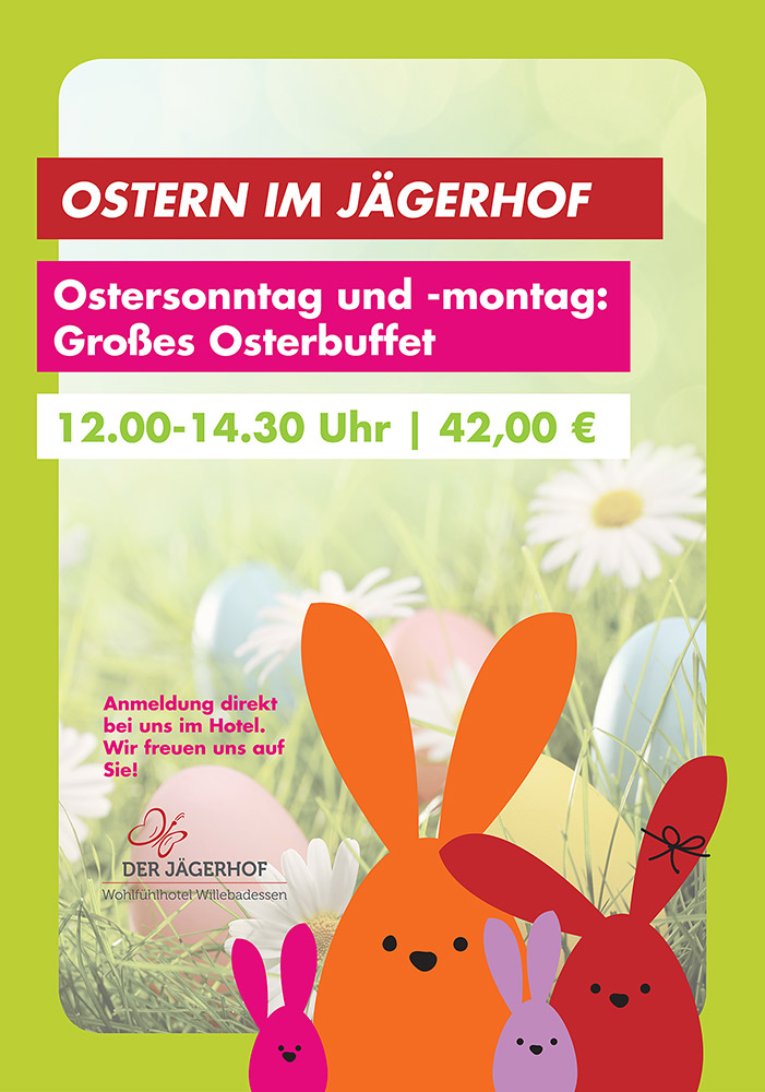 Plakat-Osterbuffet
